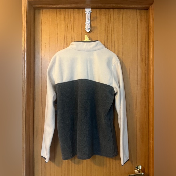 Columbia Benton Springs Half Snap Pullover in Gray /Cream Size XL NWT MSRP $60 - Picture 3 of 6
